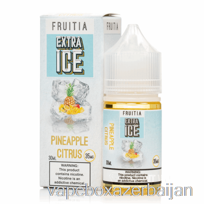 Vape Smoke Pineapple Citrus - Extra Ice - Fruitia Salts - 30mL 35mg